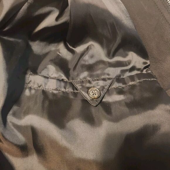 Vintage GAP Genuine Brown Suede Leather Full Zip Jacket Men size XXL - Picture 9 of 9